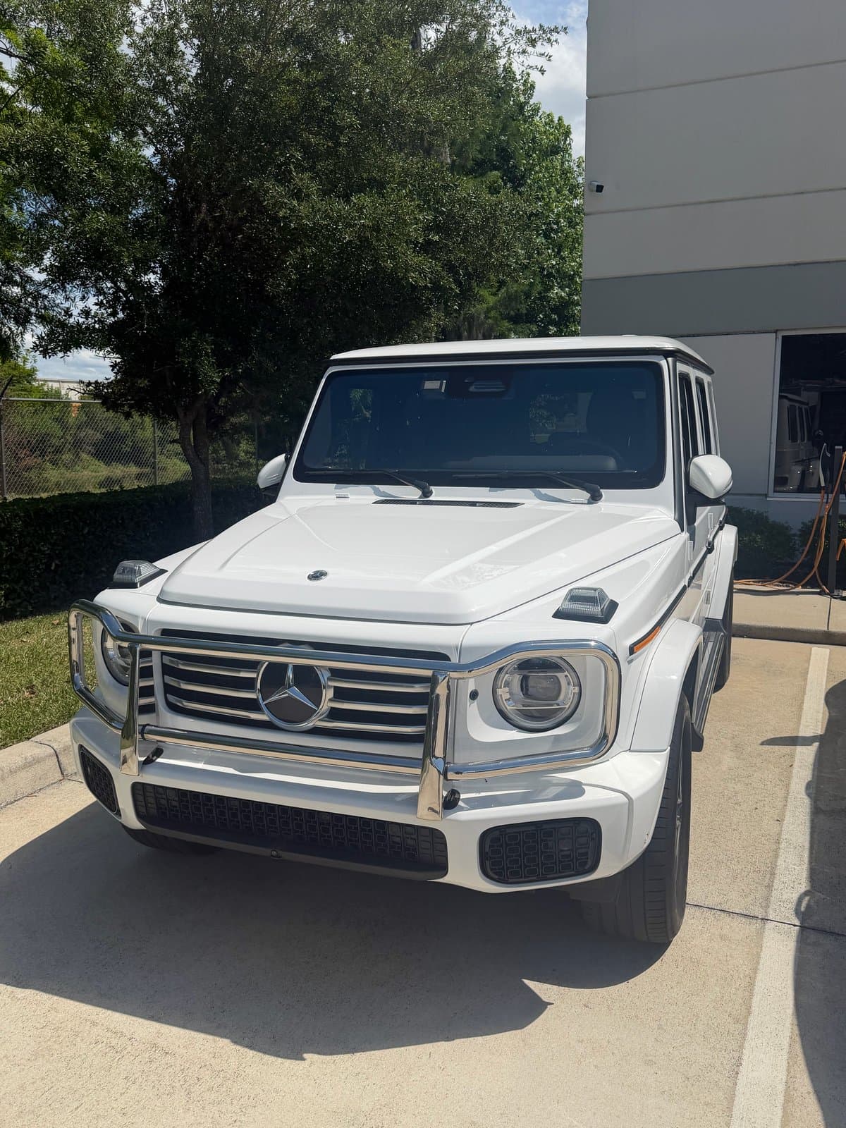 Mercedes-Benz G-Wagon at SunVena Solar HQ